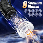 Automatic Sucking Male Masturbator Sex Toys For Men, Lcd Display 9 Thrusting & Rotating & Suction Mens Sex Toy, Electric Penis Pump Masturbators Pocket Pussy Stroker 3D Realistic Adult Toys