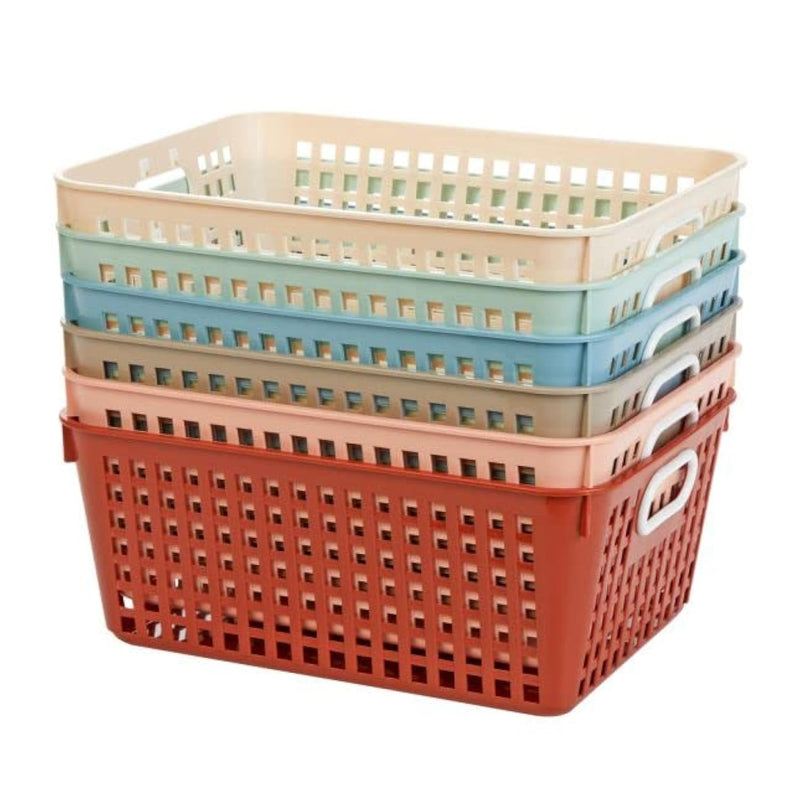 Large Basket - Boho, 6 Pack