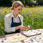 11 x 11 Inch Wooden Flower Press Kit, 10 Layers for Bouquet Preservation & Crafts