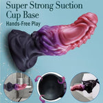 8.3" Dragon Dildo Monster Dildo Massive Horse Dildo Giant Sex Toys, Huge Anal Dildo Knot Dildo, Ribbed Xl Fat Dildo Alien Dildo Animal Dog Dildo With Suction Cup Adult Toys For Women Men Gay Couples