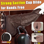 Huge Thick Silicone Dildo Sex Toy G-Spot With Strong Suction Cup, 3.2'' Diameter 10Inch Adult Realistic Giant Big Dildos, Hands-Free Anal Dildo Adult Sex Toys & Games For Gay Women