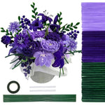 200pcs Pipe Cleaners Craft Supplies DIY Tulips Bouquets Making Kit for Adults and Kids