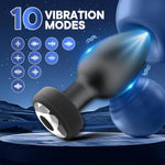 Anal Plug Sex Toys Vibrator- 3Pcs Silicone Anal Toys Butt Plug Training Kit With Remote Control 10 Frequency Vibration, Adult Sex Toys & Games, Suitable For Men And Women And Couples Fun