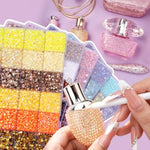 36 Color Resin Jelly Rhinestones, 144 Styles in 3-6mm Sizes for Bedazzling Crafts