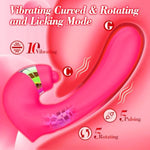 Vibrator Adult Sex Toys For Women - 4 In 1 Rotating Vibrator Dildo Slapping Clit Toy With 10 Vibrating Modes & 10 Rotating Modes, G Spot Clit Stimulator Pleasure Tools For Female Couples Games