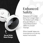 Jewel Butt Plug Beginner 4 Piece Set - Extra Small, Small, Medium, Large - Wide Base Prevents Slippage - Metal Anal Sex Adult Toy For Men & Women - Silver & Black - Circle Shaped Charm