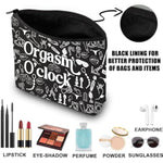 Adult Sex Toy Accessory Bag Vibrator Zipper Pouch Sex Toy Storage Bag Adult Naughty Sexy Gift (O'Clock)