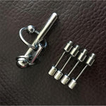 Metal Urethral Sounds Masturbation Rod Urethral Plug For Male Stimulation Adjustable Length Male Penis Plug