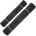200 Pieces Black Chenille Stems for DIY Art and Craft Decorations (6mm x 12 Inch)