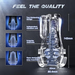 Male Masturbator Penis Pump - Male Sex Toys For Men With Strong Vacuum Pump & 5 Sucking 9 Vibrating Modes, Lcd Display Adult Toys Pocket Pussy For Men App Control 3D Sleeve Pumps & Enlargers