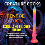 Long Tentacle Dildo-Large Butt Plug-Suction Cup-Monster Tentacle Anal Sex Toys-Fantasy Silicone Anal Dildo for Women Men Couples-Prostate Dildo&Gay Sex Toys-HJ-FB016-P