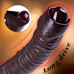 10.4-Inch Realistic Uncut Movable Foreskin Dildo, Silicone Huge Thick Dildo, Long Vaginal And Anal Xl Dildo,Big Suction Cup Black Dildo, Large Wide Dildo,Suitable For Men, Women,And Couples