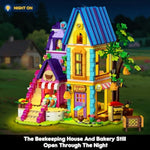 Beekeeping & Bakery House Building Toy With Led Light - 1084Pcs Friends Girls Baking Building Set With Honey Workshop, Pretend Play Birthday For Kid Girls Boys Ages 8-12+ Years