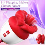 Rose Toy Vibrator Sex Toys For Women - Big Mouth Tongue Licking Vibrators For Clitoral Nipple Pleasure, Thrusting Dildo For G Spot Anal Stimulation, Sexy Lips Adult Toys For Female Couples