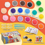 Air Dry Clay Kit for Kids, Create 8 Fridge Magnets