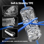 Male Masturbator Sex Toys, Upgrade Sex Toys For Men With 4 Thrust Depths & 3 Start Points & 10 Thrusting Vibrating Speeds Adult Sex Toy, Ai App Control Sex Machine Soft Tpe Channel Blowjob Toy