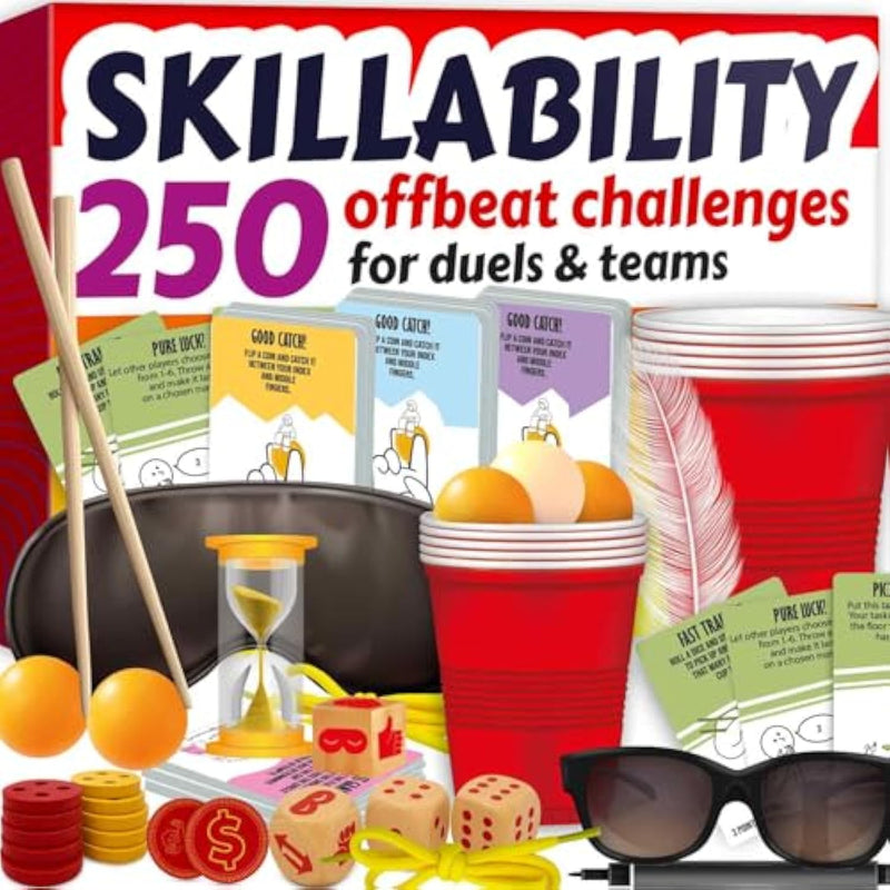Party Games For Adults And Family - 250 Challenges I Fun Group Or Family Activity With Teens, Kids, Friends - Great For Birthdays, Play Nights, Team Building Game For Work I 2-14 Play?rs