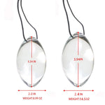 Glass Butt Plug,Large Crystal Anal Plug,Egg-Shaped Anal Trainer,Portable Bum Bomb Plug,Anal Expander Training,Adult Sex Toys,Anal Masturbation Prostate Massager For Adult Gay And Couples(2.0In)
