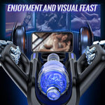 Leten Sex Toy Automatic Male Masturbator - Men Electric Adult Sex Machine With 12Times/S Thrusting, Hand Free Penis Training Stroker With Phone Holder And 2 Soft Silicone Pocket Pussy