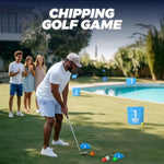 Golf Game Set, 6 Holes Backyard Golf Bucket Game For Adults Kids, Practice Golf Course With Balls And Flag, Outdoor Indoor Golf Yard Game For Beach, Camping And Lawn