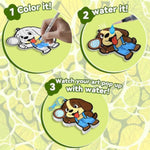 Aqua Magic Puffs 3D Art Kit for Kids - Mess-Free DIY Craft Activity