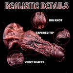 8“ Monster Dildo Fantasy Horse Dildo With 2 Big Knots, Huge Dildo Thick Anal Dildo With Strong Suction Cup, Dragon Dildo Dog Knot Dildo For Women Sex, Anal Toys For Men Gay, Adult Toys For Women Men