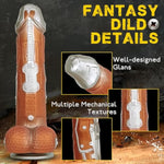 10.4" Huge Mechanical Monster Alien Dildo - Thick Fantasy Dildo For Vagina Anal Play, Hands Free G-Spot Big Silicone Dildos With Strong Suction Cup Sex Toys For Women Prostate Massager For Gay Men