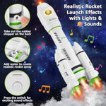 Rocket Space Toys For Kids 3-5 5-7 With Lights & Sound, Educational Astronaut Toys For 3 4 5 6 7 8 Year Old Boy Birthday Gift, Interactive Toddler Boys Toy 4-6 3-4 Science Outer Party Favors