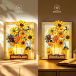 Van Gogh Sunflower Building Set for Adults, Wall Art Crafts Kit