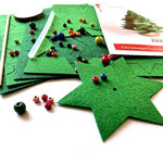 2 Pack Felt Christmas Tree Craft Kit, DIY Mini Tree with Felt Ornaments
