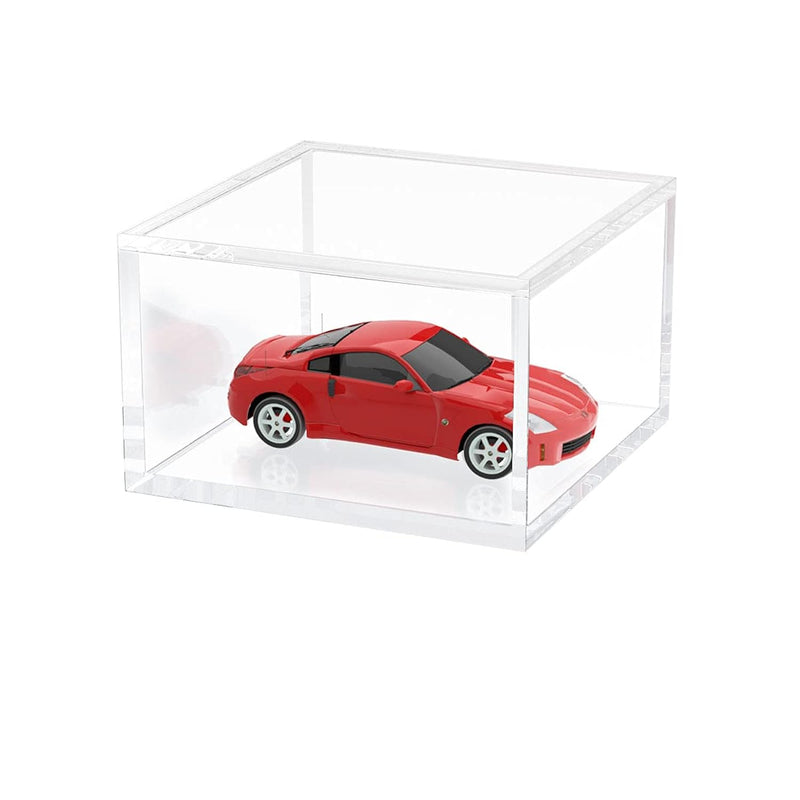Decorative Acrylic Box With Lid, Clear Cube Display Case, Multi-Purpose Box Sq