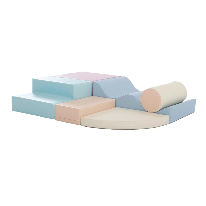 Iglu Set 28 Pastel Color Soft Play Large Foam Blocks Indoor Climbing Toys For