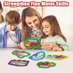 Sewing Kit for Kids with Lacing Cards, Fine Motor Skills Development Toy