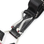Bdsm Ball Gag Harness – Bdsm Silicone Mouth Gag Metal Nose Hook Sex Adult Products Open Mouth Ball Gag With Adjustable Harness Bondage Toy(Black)