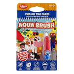 Farm Aqua Brush Activity Book for Kids, Reusable Mess-Free Water Coloring