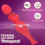 Vibrator Wand Sucking Vibrators-Wand Massager For Women With 10 Vibrating & 10 Suction Modes,Nipple Toy Dildo-Adult Sex Toy G-Spot Clitoral Stimulator,Female Vibrator Sexual Pleasure Tools For Women