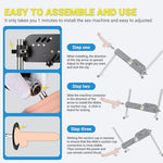 Sex Machine with Suction Adapter Automatic Thrusting Machine with 3 Dildos