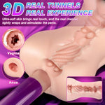 Sex Doll Pocket Pussy Male Masturbator Sex Toys, 3D Realistic Boobs Vagina And Anal, Lifelike 0.62Lb Sex Dolls Adult Sex Toy With Open-Ended Penis Training For Men Sexual Pleasure