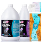 2-4 Inch Deep Pour Epoxy Resin Kit for Artwork and Projects