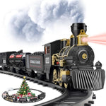 Train For Christmas Tree - Christmas Train Sets For Under The Tree, Electric Train Toy With Steam, Light & Sound, Great For 3 4 5 6 7 8+ Year Old Kids Toddler - Mt241008