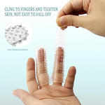 Finger Sleeves, G-Spot Clitoral Stimulator Finger Sleeve Soft Silicone Sex Toy Stimulation For Women Vaginal Anal Sex For Couples, Transparent
