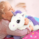 Big Unicorn Stuffed Animal Giant Stuffed Unicorn Plush, Soft Cute Pillow For Girls Kids, Christmas Birthday Gift, White 24"