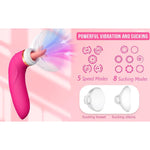 Heating Sucking Simulated Tongue Licking Vibrator For Women (Licking Purple)