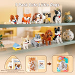 9Pack Party Favors Mini Dogs Building Set, Adorable Animals Building Set For Classroom Prizes Goodie Bags Stuffers, Party Favors Birthday Gift For Kids 8+ (1002Pcs)