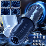 Automatic Male Masturbator 7 Vibration Modes And 360° Rotating Silicone Pocket Pussy Male Stroker With 3D Realistic Spiral Texture Adult Sex Toys For Men Masturbation