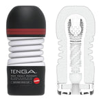 TENGA TOC-203H Strong Rolling Head Pre-Lubricated Male Masturbator Vacuum Cup with Powerful Suction Black