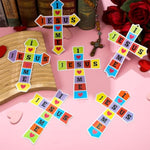 24 Pcs Christian Cross Craft Kit for Kids, VBS & Sunday School Activity Set