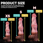 Realistic Horse-Shaped Silicone Dildo for Hands-Free Play, Adult Sex Toys for Men and Women with Waterproof Design