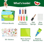 Animal Friends Sand Art Kit for Preschool Crafts and Montessori Activities