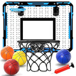 Basketball Hoop Indoor For Kids, Mini Basketball Hoop With 4 Balls, Basketball Toys For 3 4 5 6 7 8 9 10 11 12 Year Old Boys